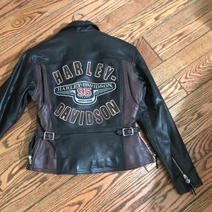 Women’s 95 Years commemorative Harley Davidson, leather jacket